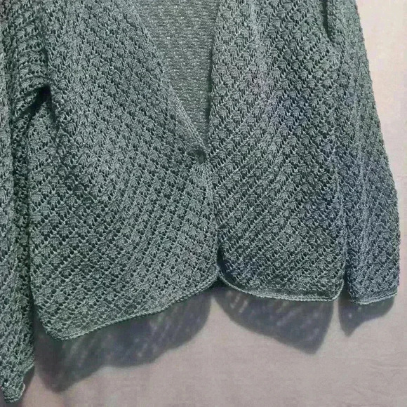 norton studio pointelle sweater Old Money Grannycore Normcore Casual Work Dressy - Picture 7 of 7